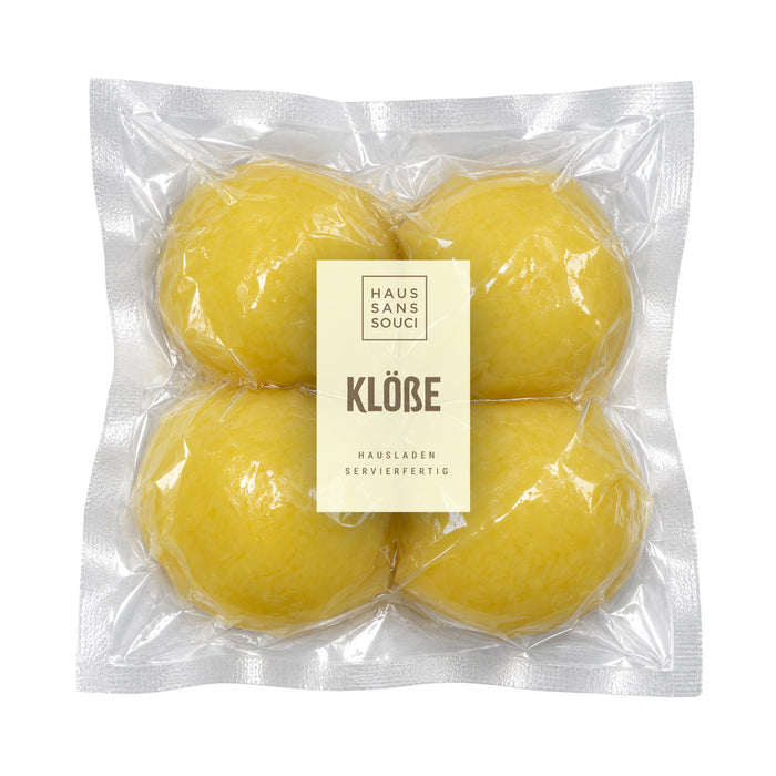 Klöße – 4 Stück (halb & halb, 50 g)