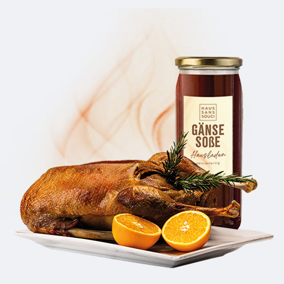 Gourmet Gans 5000g inkl.1l Soße - Heiß verpackt